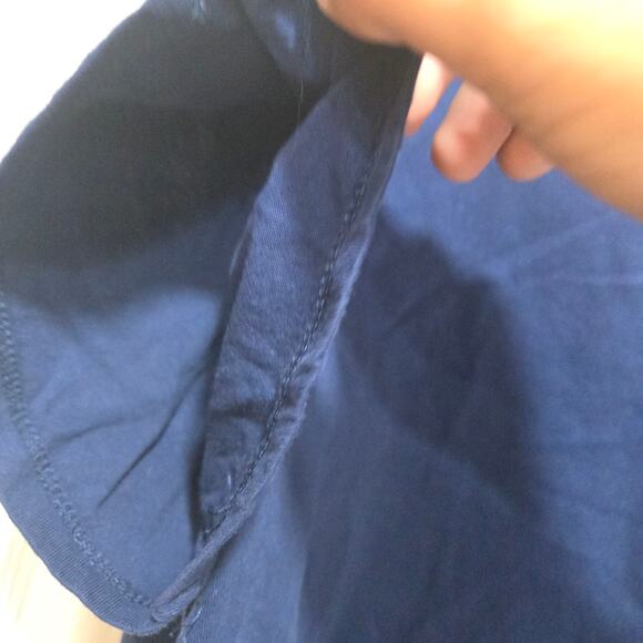 Ella Moss XXL Navy Blue “Joy” Embroidered Tee Casual Short Sleeve - Picture 7 of 9